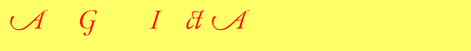 Adobe-Garamond-Italic-Alternate_英文字体字体效果展示