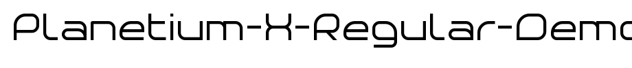 Planetium-X-Regular-Demo_英文字体字体效果展示