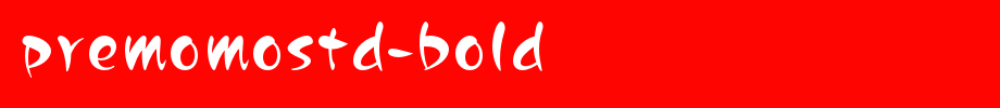 PreMomoStd-Bold_日文字体字体效果展示